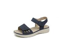 IVACHY Women's Comfort Wedge Sandals - Low Heel Walking Shoes Adjustable Strap & Cushioned hook and loop - Ladies Open Toe Breathable Summer Footwear for Holiday Beach Daily Work