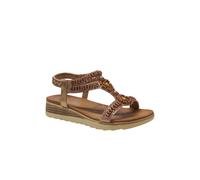 Crystals Bohemian Style Sandals IVACHY Rose Gold 7.5
