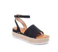 IVACHY Women's espadrille sandals- Platform Wedges- Ankle Strap- VEGAN -Ladies UK Size 3 to 7.5