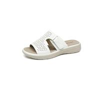 IVACHY Women's Perforated Slide Sandals Comfort Open Toe Mule Slippers Lightweight Summer Flat Shoes- bohemian style