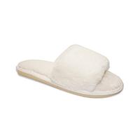 IVACHY Womens Slipper Ladies fluffy fur Slip-On Cushion Open Toe Memory Foam House Cute Comfy Flat Cosy House Shoes