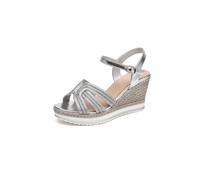 IVACHY Women's Glitter Wedge Sandals sparkling Espadrille Ankle Strap bridal wedding ladies prom Summer Open Toe Comfortable Walking Shoes