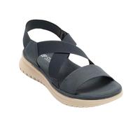 IVACHY Women's Sporty Comfort Sandals- Strappy Classic design- Pull On adjustable Elastic band - Cushioned Footbed 4 Colours