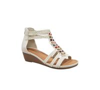 IVACHY Women's Summer Braided Sandals in Beige | Size: 3 IVACHY Beige 3