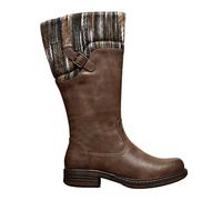 IVACHY Women’s Tall Winter Boots with Knit Cuff - Warm Fur Lined Side Zip Boots, Comfortable Non-Slip Casual Fashion Boots for Cold Weather