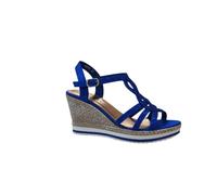 IVACHY Womens Wedge Ladies Crystal Sparkling Sandal Shine Espadrille Platform Shoes Size UK