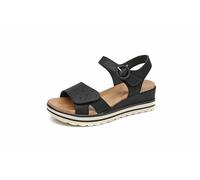 IVACHY Women's Wedge Sandals with Dual Adjustment System - Buckle Ankle Strap & Hook and Loop Toe Strap - Lightweight Platform Summer Walking Shoes - Open Toe Comfort Sandals for Ladies