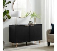 Ivala Black & Copper Effect Sideboard FurnitureboxUK Black Large