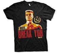 Ivan Drago Rocky IV Dolph Lundgren Balboa Tee T-Shirt Mens Unisex (Small) Black Blacks