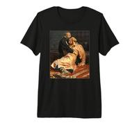 Ivan The Terrible and his Son Ivan Painting by Ilya Repin Premium T-Shirt
