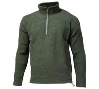 Ivanhoe of Sweden - Brodal Half Zip - Wool jumper size M, olive