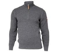 Ivanhoe of Sweden - Moritz Half Zip - Wool jumper size L, grey