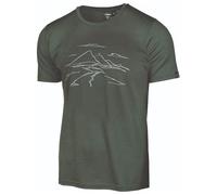 Ivanhoe of Sweden - Underwool Ceasar Mountain - Merino shirt size S, green