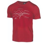 Ivanhoe of Sweden - Underwool Ceasar Mountain - Merino shirt size S, royal cherry