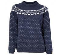 Ivanhoe of Sweden - Women's Sire Crewneck - Wool jumper size 38, blue