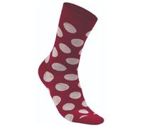 Ivanhoe of Sweden - Wool Sock Dot - Merino socks size 43-46, red