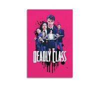 IVANICKED Deadly Class Poster Room Decor Movie Aesthetic Vintage Canvas Posters 20x30inch(50x75cm) Unframe-style