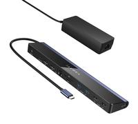 iVANKY 12-in-1 USB C Docking Station with 100W PD Charger, 2*HDMI 3.0, 6*USB, 100W PD, SD/TF, Ethernet, 4K@60Hz Docking Station for Windows, Lenovo, Thinkpad, Dell, HP, ASUS, Surface, etc.
