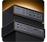 iVANKY 26-in-1 FusionDock Ultra for Dual Thunderbolt 5 Chips, 10GbE MacBook Docking Station, Quad 6K/Triple 8K Display Dock for Mac M1-M5 Pro/Max, 120Gbps, 240W (Incompatible with Windows)