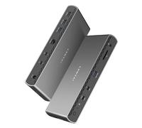 iVANKY Intel Certified Thunderbolt 5 Dock, FusionDock Pro 3 Docking Station Dual 6K@60Hz for MacBook M1/M2/M3/M4 Pro/Max, Triple Display for Windows TB5/4, 180W Power, 120Gbps, 2.5GbE