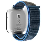 IVAPPON 2 Pack Small Size Blue Nylon Watchband Compatible with Gizmo Watch 3 Adventure 3/2/1, Gabb Watch 3e/3/2/1, SyncUP or Cosmo JrTrack Watch, 20mm Soft Breathable Hook & Loop Strap Replacement