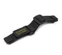 IVAPPON Hook Loop NATO Adjustable Nylon Watch Strap Swiss-Army Style Fastening Watchband(20mm,Black)