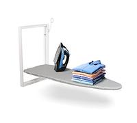 Ivation Wall-Mounted Ironing Board | Foldable 91.9 x 30.9 cm Ironing Station for Home, Apartment & Small Spaces | Sturdy Folding Board, Easy-Release Lever, Removable Cotton Cover & Mounting Hardware