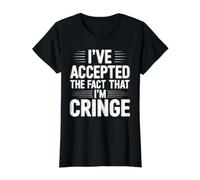 I've Accepted The Fact that I'm Cringe Awkward - Value Graphic T-Shirt, Women, Black, M