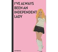 I've always been an independent lady: journal with quote, Notebook journal gift, Notebook for work, Notebook for school, notebook journal lined paper, 6x9 120 pages.