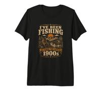 I've Been Fishing Since The Late 1900s Funny Vintage Angle Premium T-Shirt