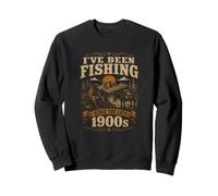 I've Been Fishing Since The Late 1900s Funny Vintage Angle Sweatshirt