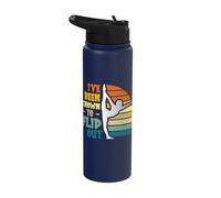 I've Been Known to Flip Out Gym Acrobatics Gymnastics Stainless Steel Insulated Water Bottle