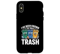 Ive Been Known To Talk Trash Funny Recycling Case for iPhone X/XS