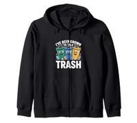 Ive Been Known To Talk Trash Funny Recycling Zip Hoodie