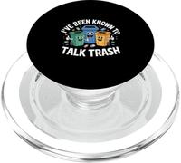 Ive Been Known To Talk Trash Recycling Humor PopSockets PopGrip for MagSafe
