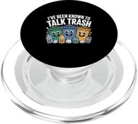 Ive Been Known To Talk Trash Recycling Humor PopSockets PopGrip for MagSafe