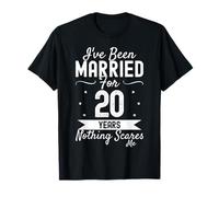I've Been Married 20 Years Funny 20th Wedding Anniversary T-Shirt