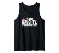 I've Been Naughty It was Worth It Mischief Humor Holiday Tank Top
