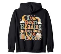 I've Been Reading Since the Late 1900s Book Lovers Vintage Zip Hoodie