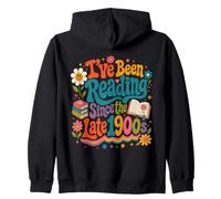 I've Been Reading Since the Late 1900s Book Lovers Vintage Zip Hoodie