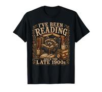 I've Been Reading Since the Late 1900s Racoon Book Lovers T-Shirt