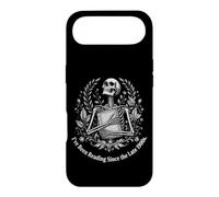 I've Been Reading Since The Late 1900s Skeleton Bookworm Case for iPhone Air