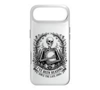 I've Been Reading Since The Late 1900s Skeleton Bookworm Case for iPhone Air