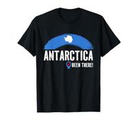 Ive Been There Flag of Antarctica Map Graphic T-Shirt