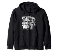 I've Been Thinking About You Voodoo Doll for Darks Funny Zip Hoodie