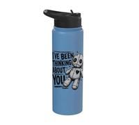 I've Been Thinking About You Voodoo Doll Funny Stainless Steel Insulated Water Bottle