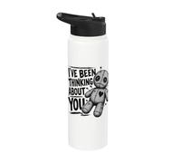 I've Been Thinking About You Voodoo Doll Funny Stainless Steel Insulated Water Bottle