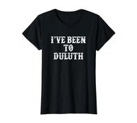 I've Been to Duluth, Outdoors, Nature, Camping, Vacation Value Graphic T-Shirt, Women, Black, S
