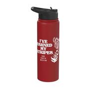 I've Earned My Stripes Medical Zebra Rare Diagnosis Special Stainless Steel Insulated Water Bottle