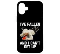 I've Fallen & I Can't Get Up -Funny Saying Sarcastic Novelty Case for iPhone 16 Plus